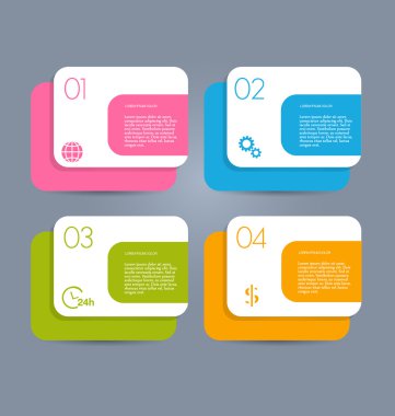 İş için Infographics şablon