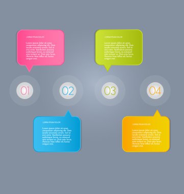 İş için Infographics şablon