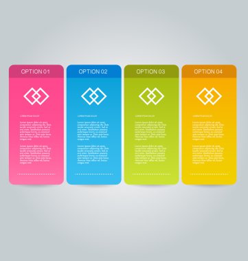 İş için Infographics şablon