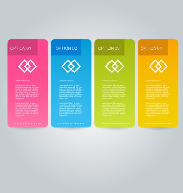 İş için Infographics şablon