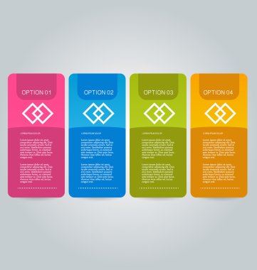 İş için Infographics şablon