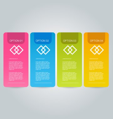 İş için Infographics şablon