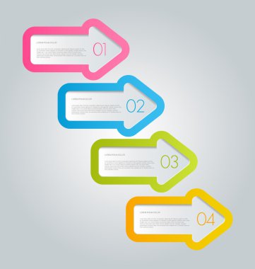 İş için Infographics şablon