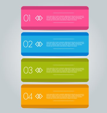 İş için Infographics şablon