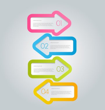 İş için Infographics şablon