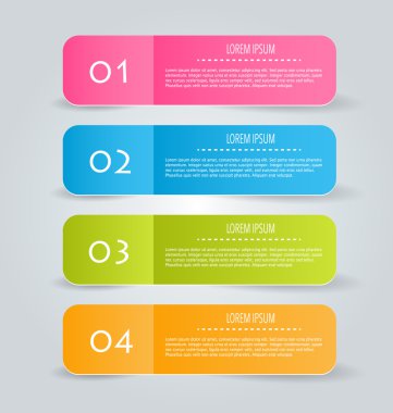 İş için Infographics şablon