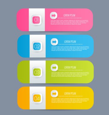 İş için Infographics şablon