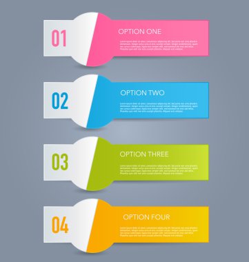 İş için Infographics şablon