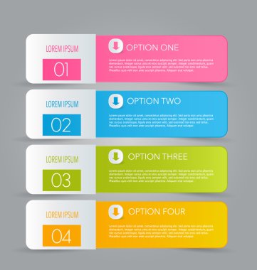 İş için Infographics şablon