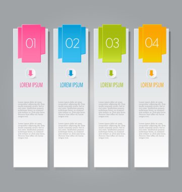 İş için Infographics şablon