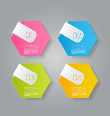 İş için Infographics şablon