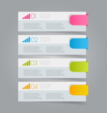 İş için Infographics şablon