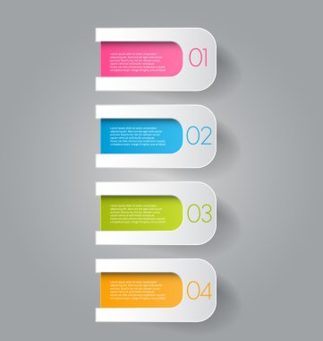 İş için Infographics şablon