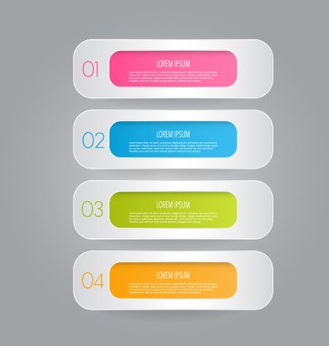 İş için Infographics şablon