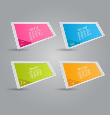 İş için Infographics şablon