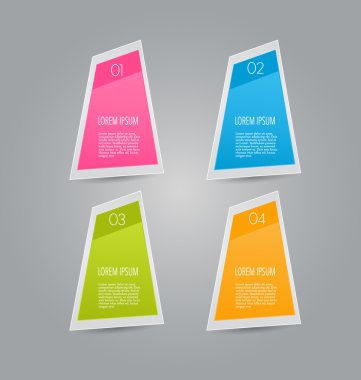 İş için Infographics şablon