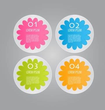 İş için Infographics şablon