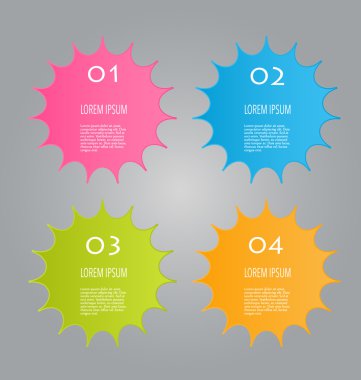 İş için Infographics şablon