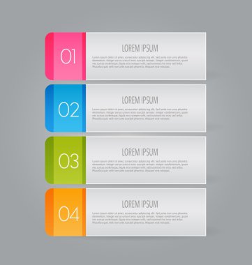 İş için Infographics şablon