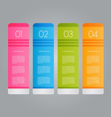 İş için Infographics şablon