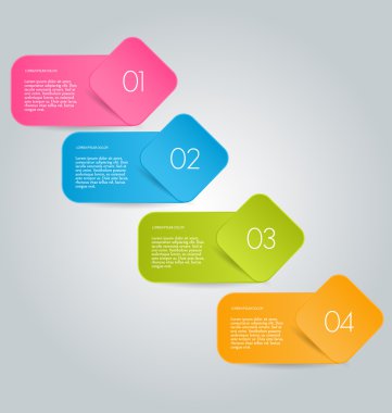 İş için Infographics şablon