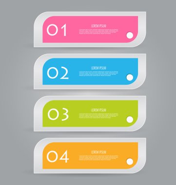 İş için Infographics şablon