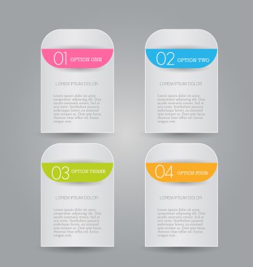 İş için Infographics şablon