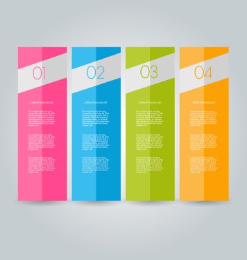 İş için Infographics şablon