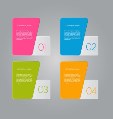 İş için Infographics şablon