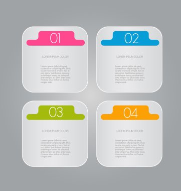 İş için Infographics şablon