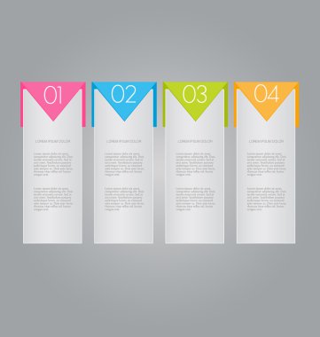 İş için Infographics şablon