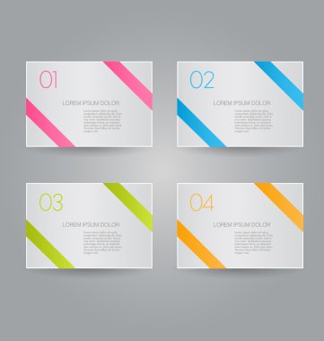 İş için Infographics şablon