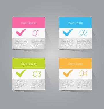 İş için Infographics şablon