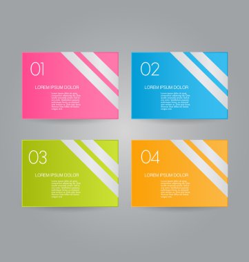 İş için Infographics şablon