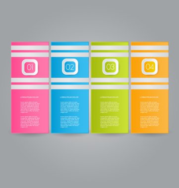 İş için Infographics şablon