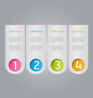 İş için Infographics şablon