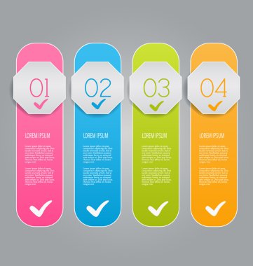 İş için Infographics şablon