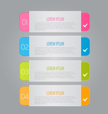 İş için Infographics şablon