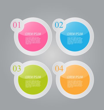 İş için Infographics şablon