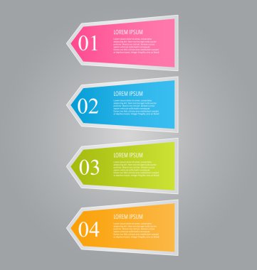 İş için Infographics şablon