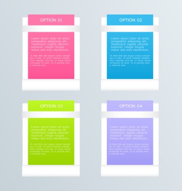 Modern infographics renkli tasarım şablonu