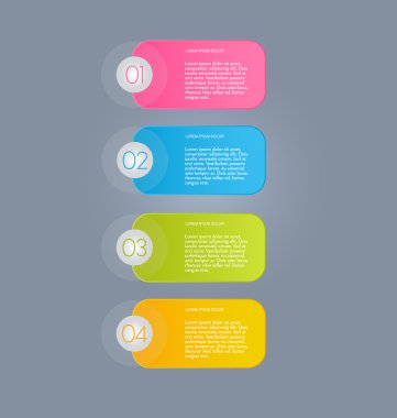 İş için Infographics şablon