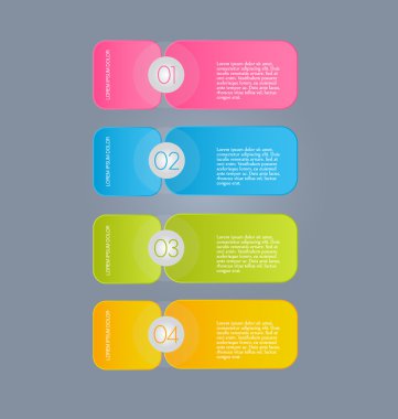 İş için Infographics şablon