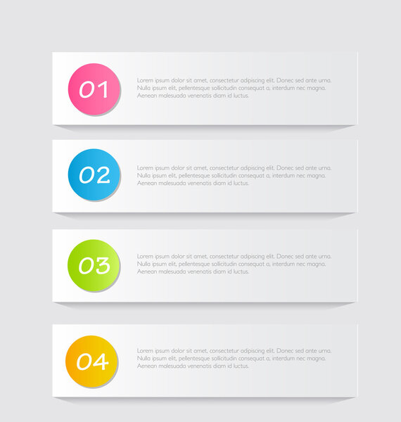 Современный инфографический красочный шаблон дизайна

