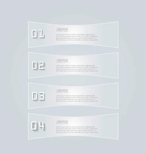 Diseño de plantillas de infografías elegantes — Vector de stock