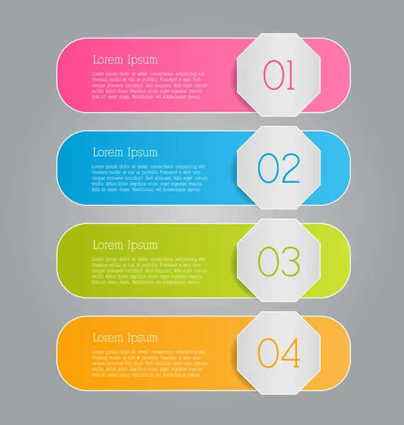 Modelo de infográficos para empresas —  Vetores de Stock