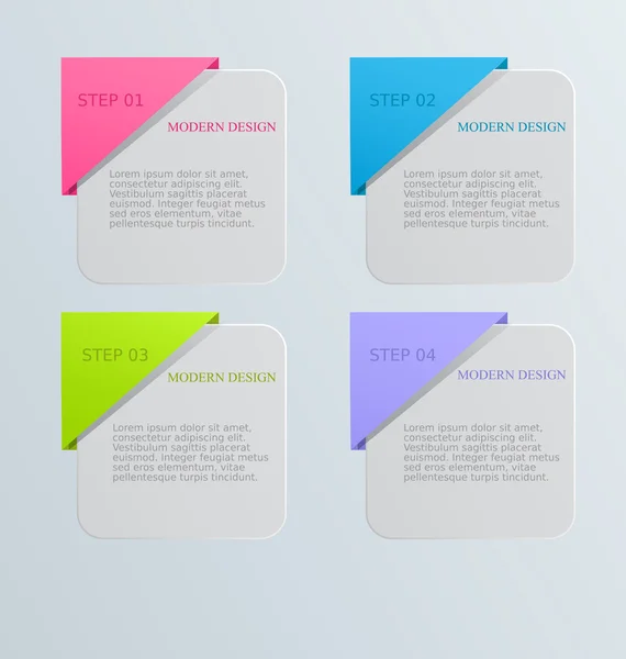 Modern inforgraphics şablonu.