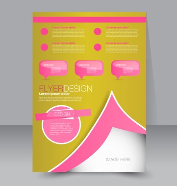 El ilanı şablonu veya iş broşürü