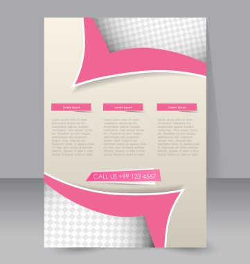 El ilanı şablonu veya iş broşürü