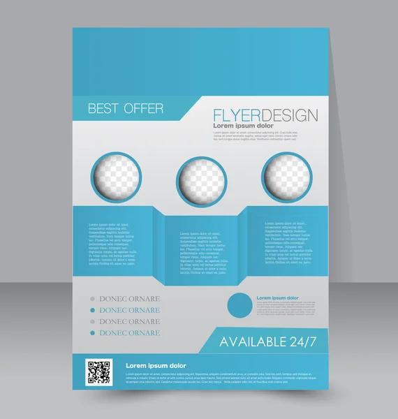 Flyer-sjabloon of zakelijke brochure — Stockvector